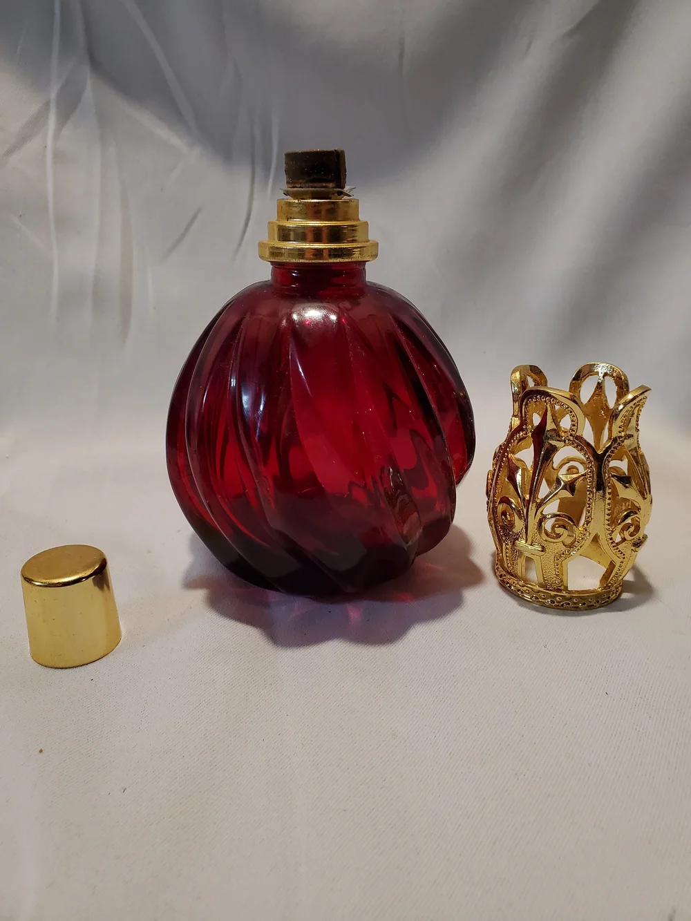 Alexandria's Ruby Spiral Catalytic Effusion Fragrance Lamp TLP-G-RED - Mint/Comp